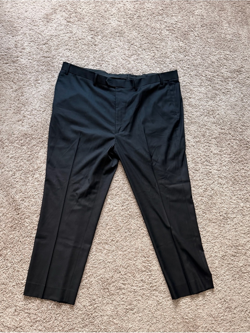 Roundtree & Yorke Men's Black Dress Slacks